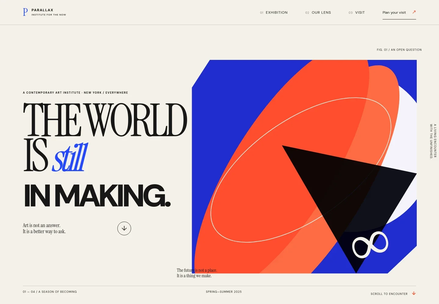 Art Exhibition Website Template