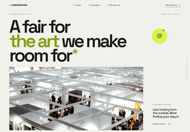 Art Fair Website Template