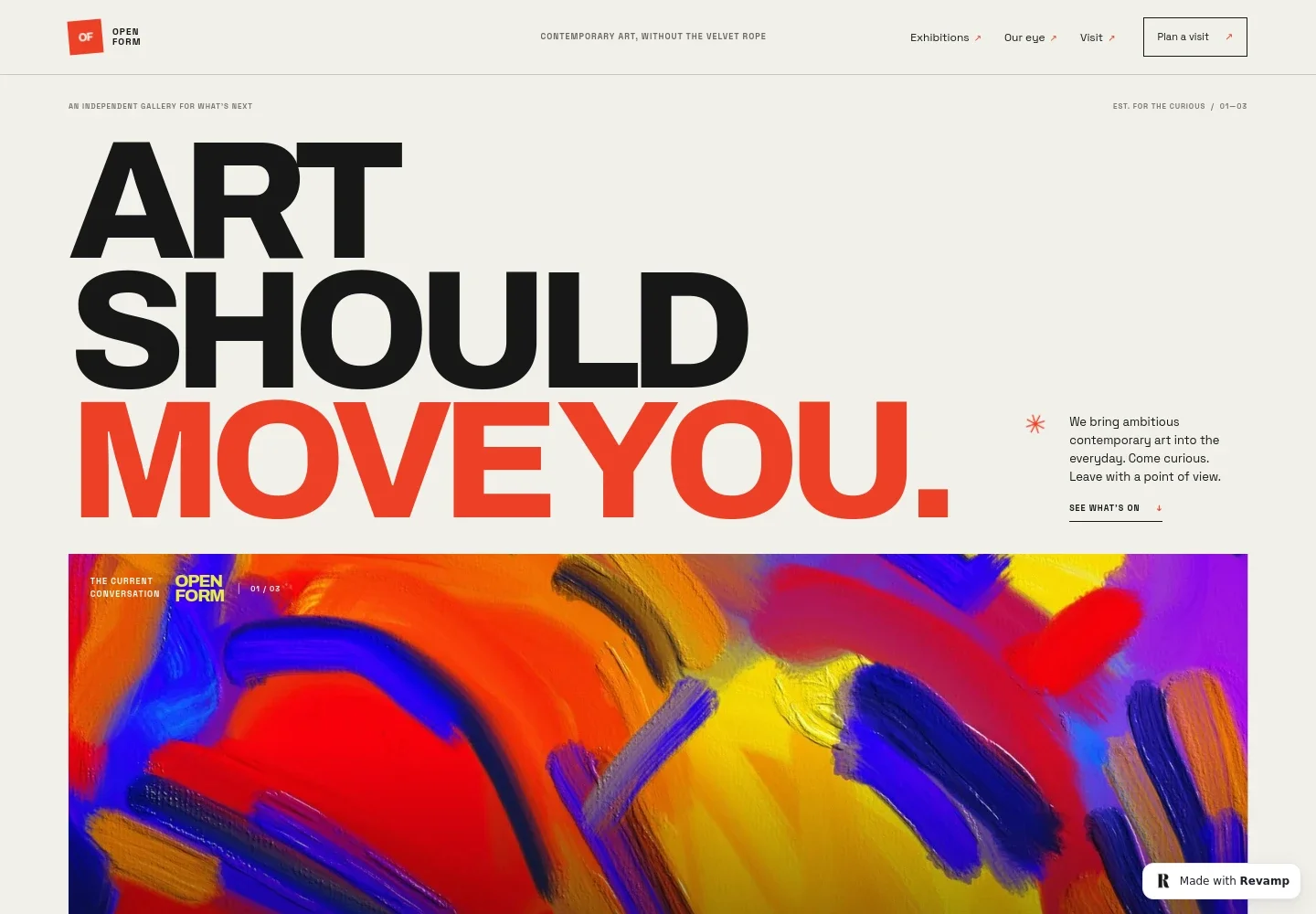 Art Gallery Website Template