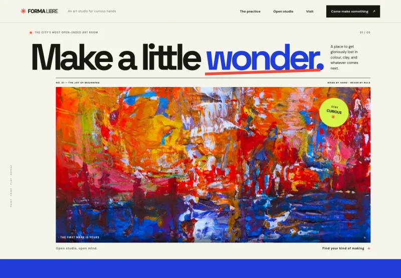 Art Studio Website Template