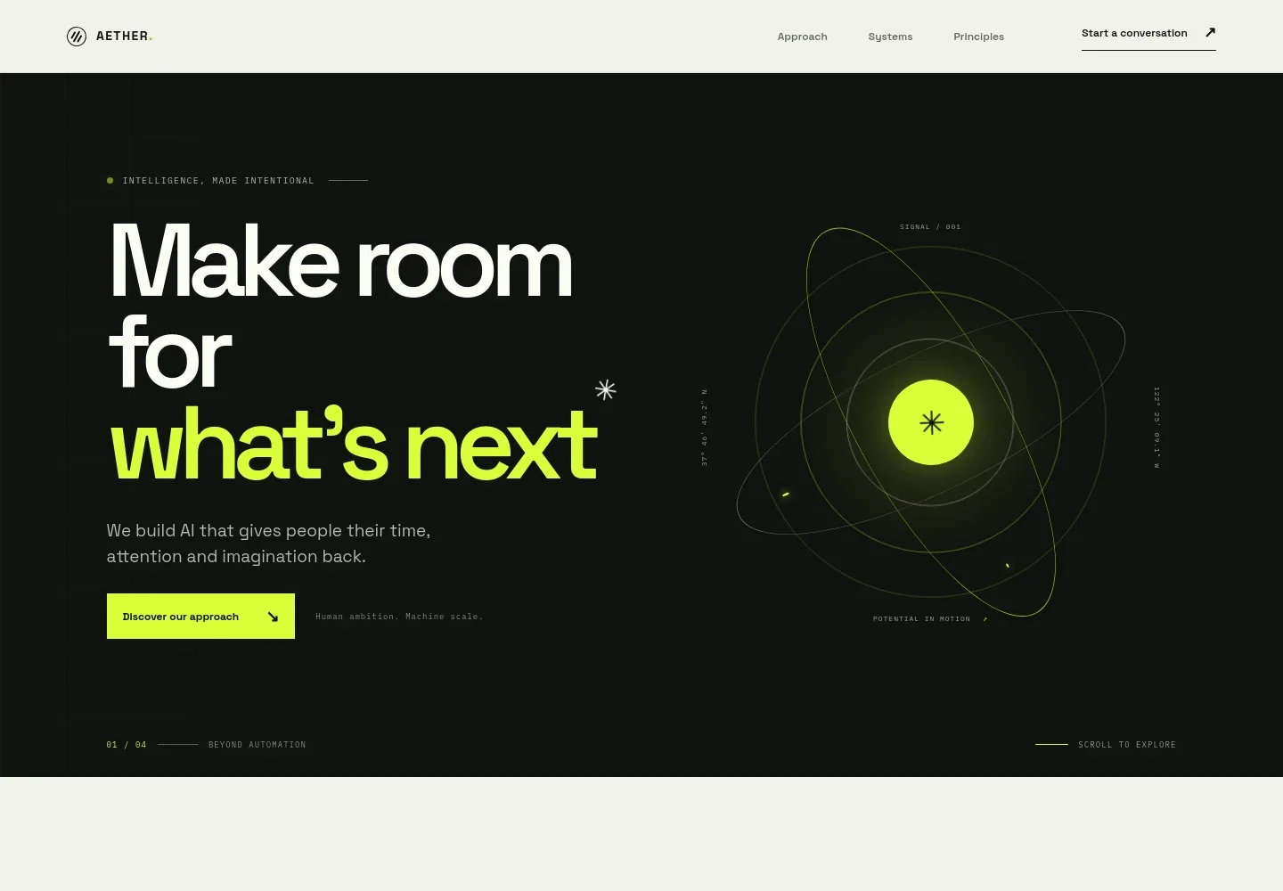 Artificial Intelligence Website Template
