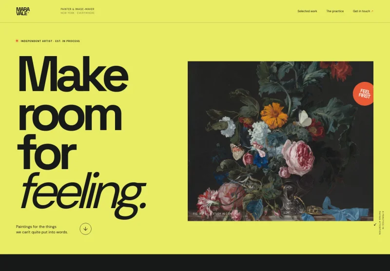 Artist Website Template