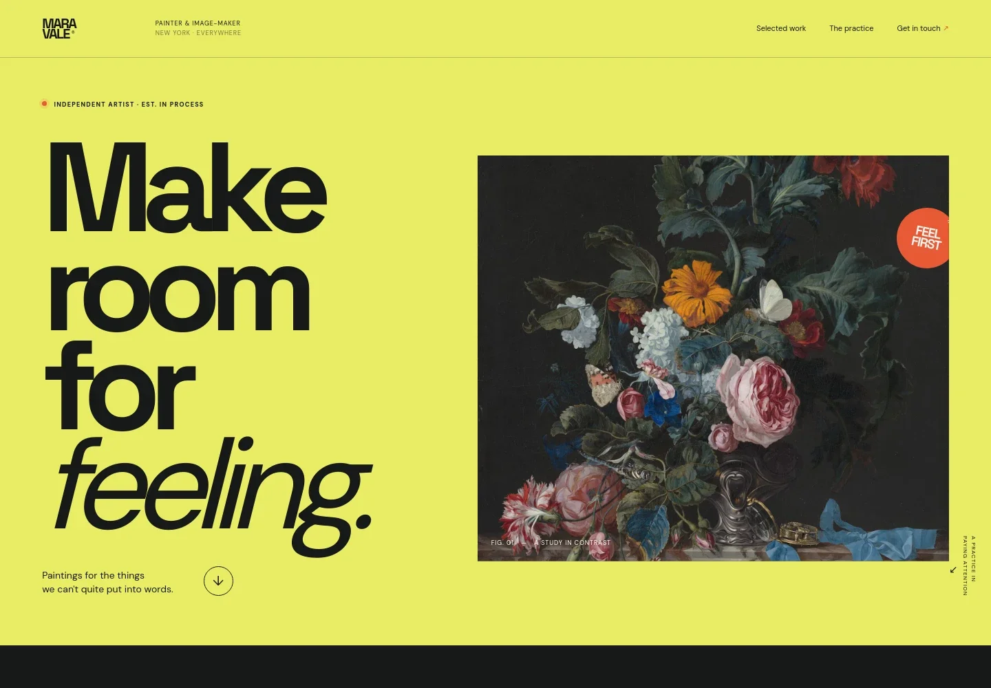 Artist Website Template
