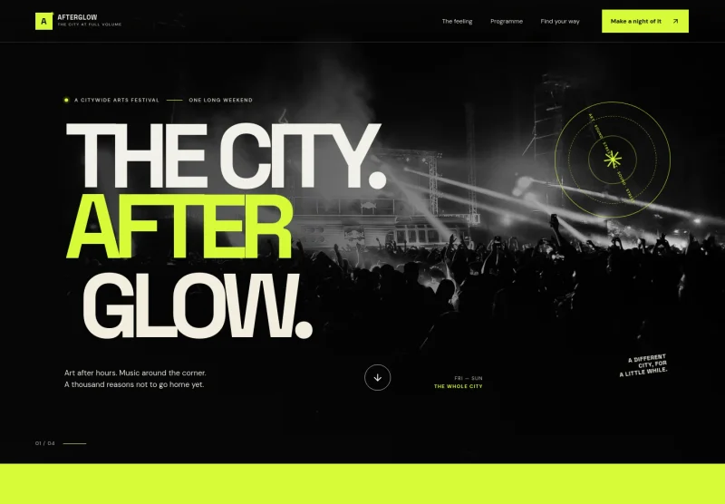 Arts Festival Website Template