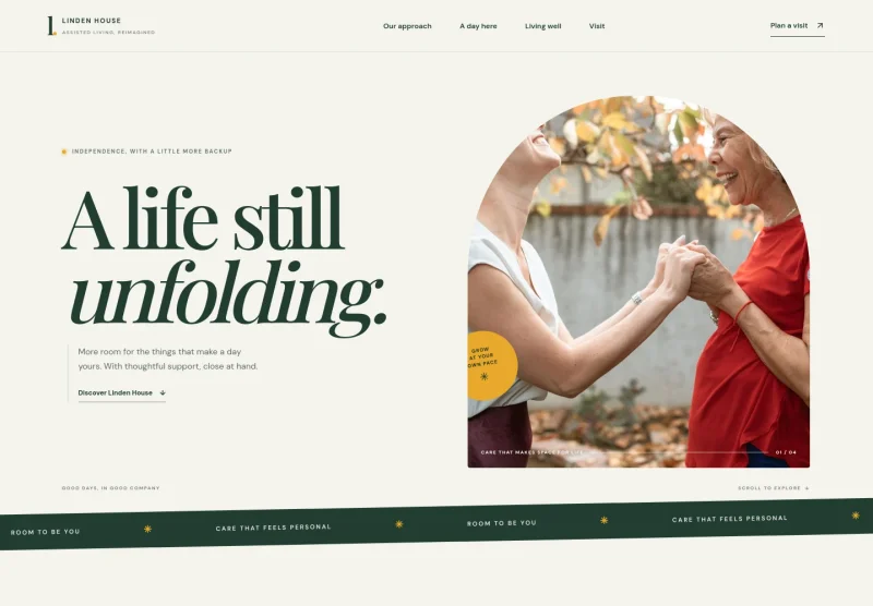 Assisted Living Website Template