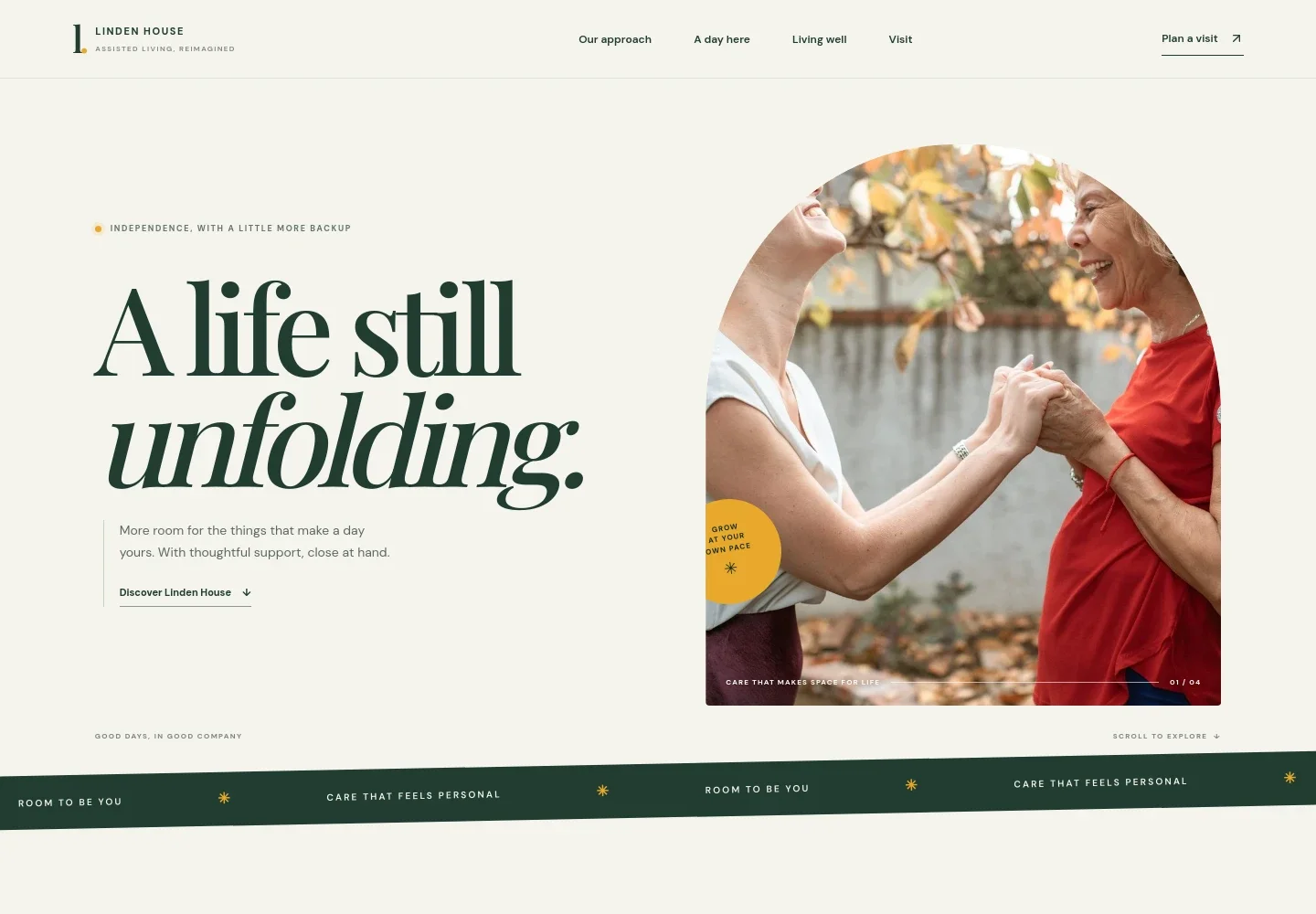 Assisted Living Website Template