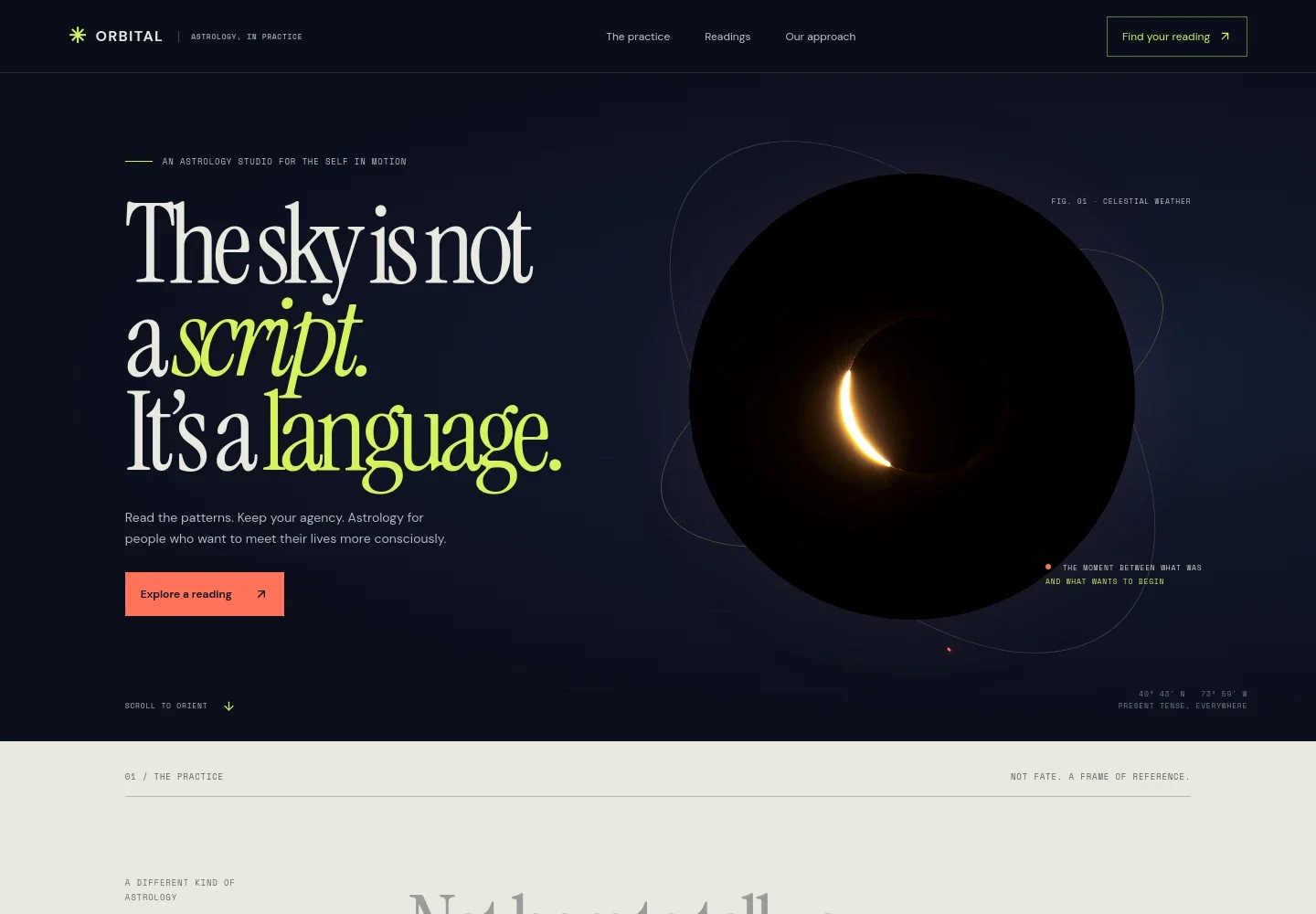 Astrology Website Template