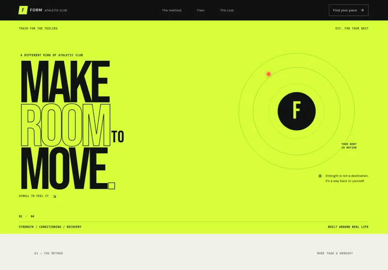 Athletic Club Website Template