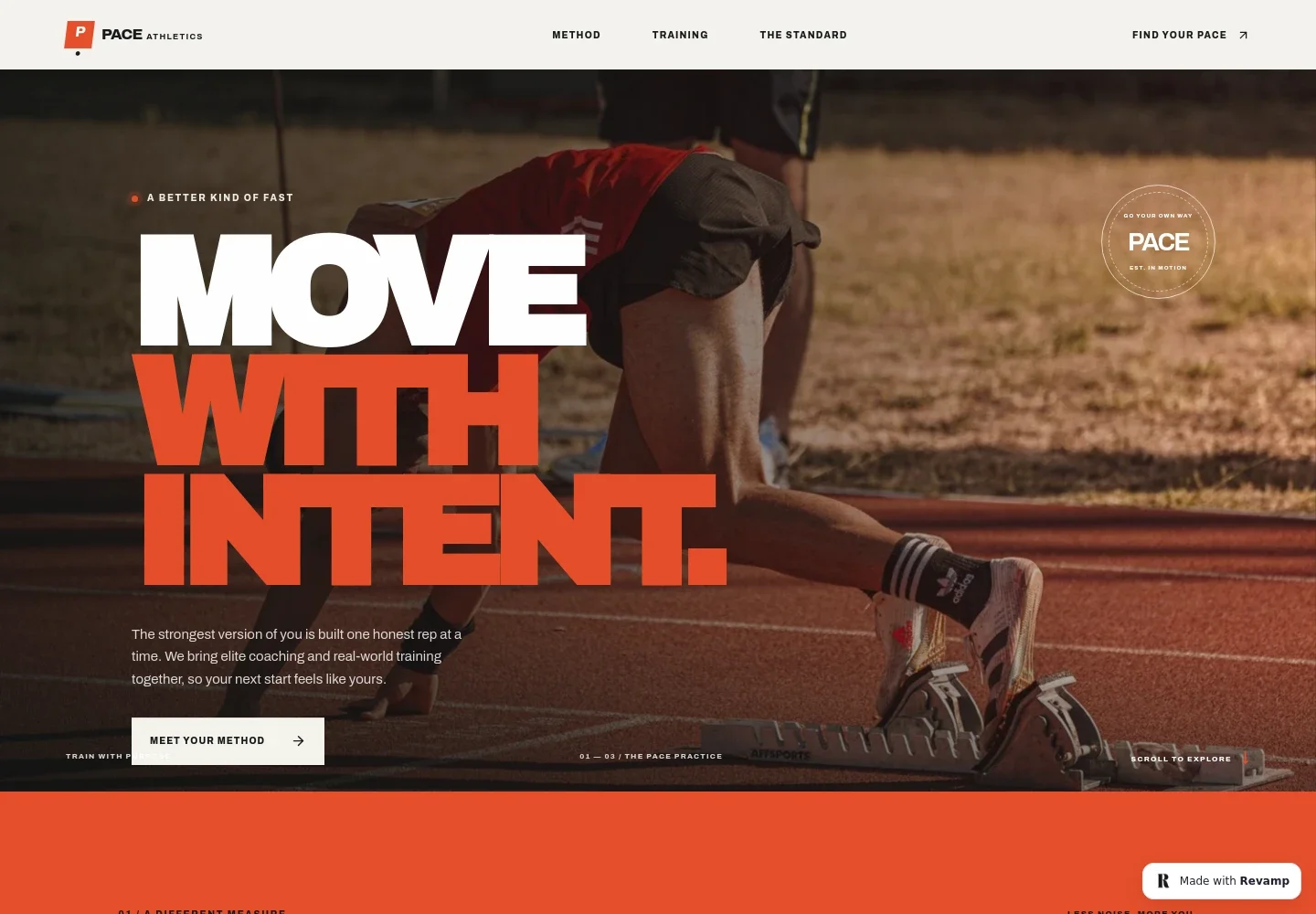 Athletics Website Template