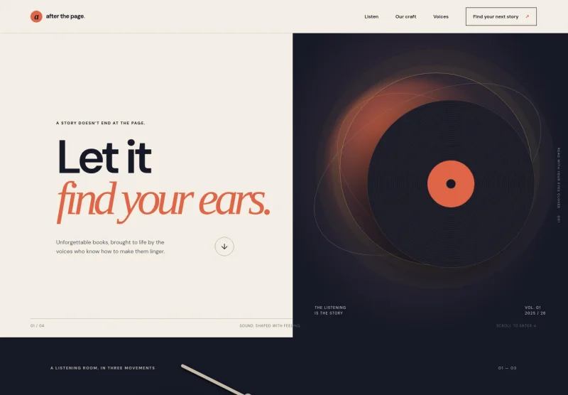 Audio Book Website Template