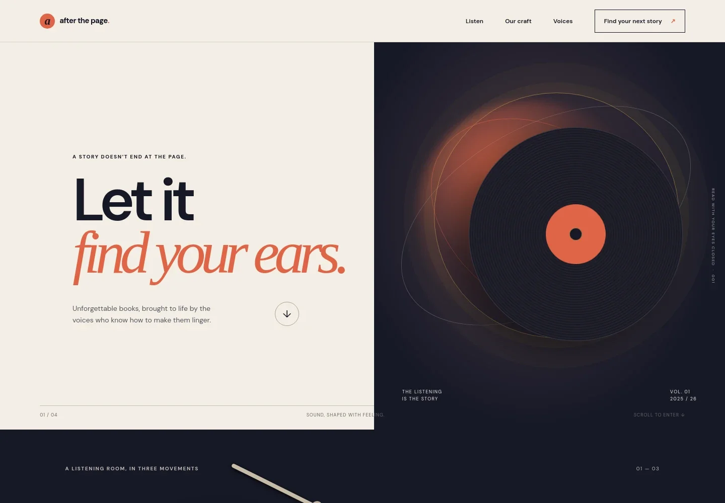 Audio Book Website Template