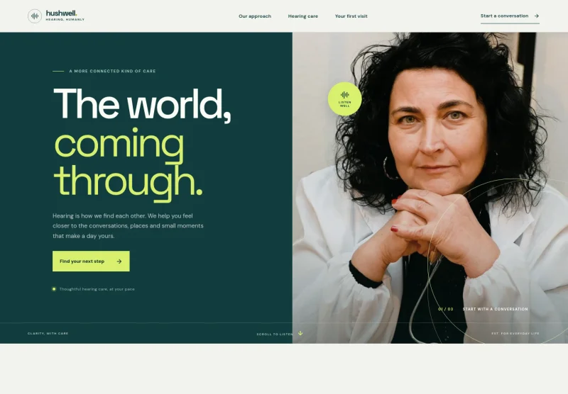 Audiologist Website Template