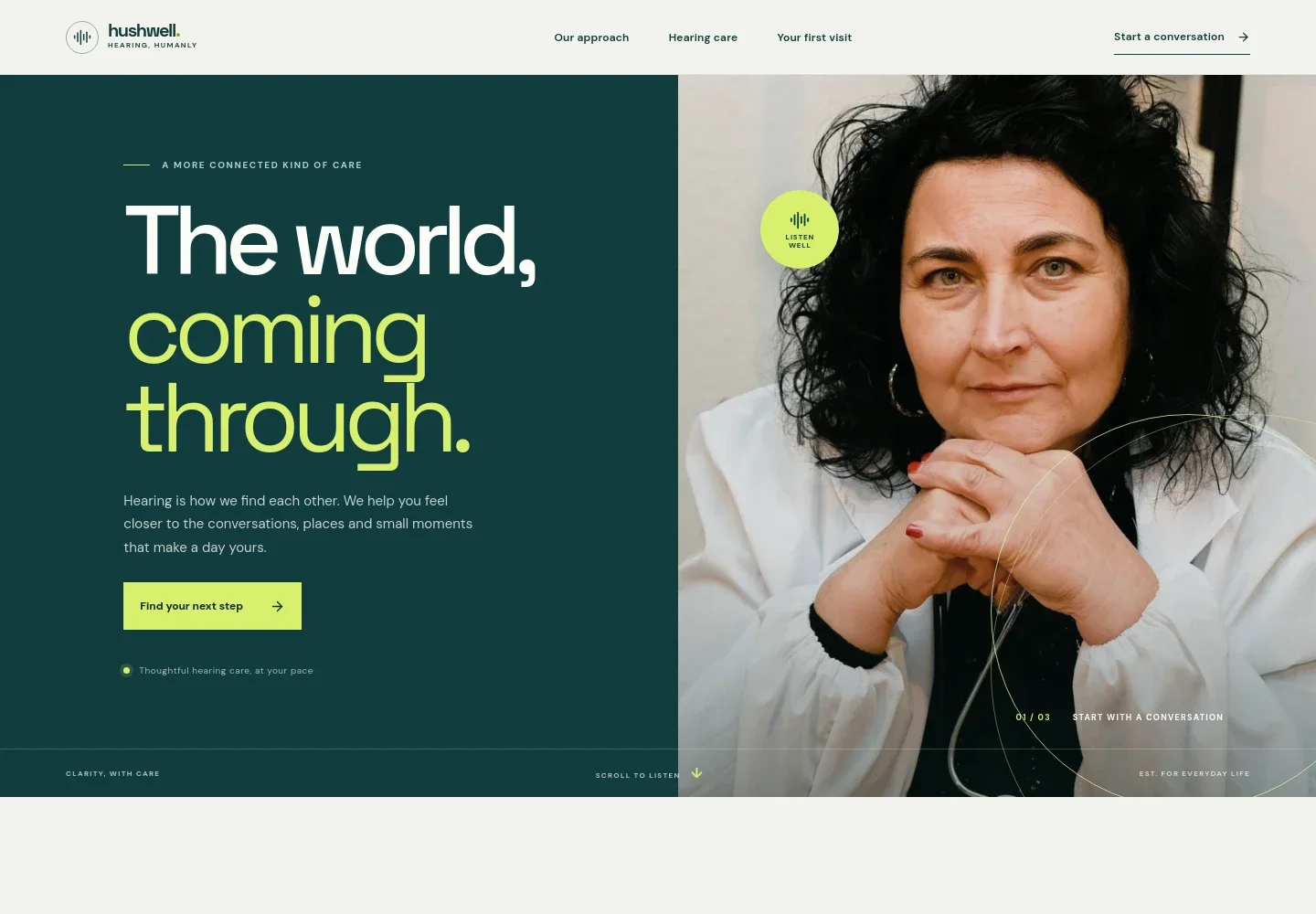 Audiologist Website Template