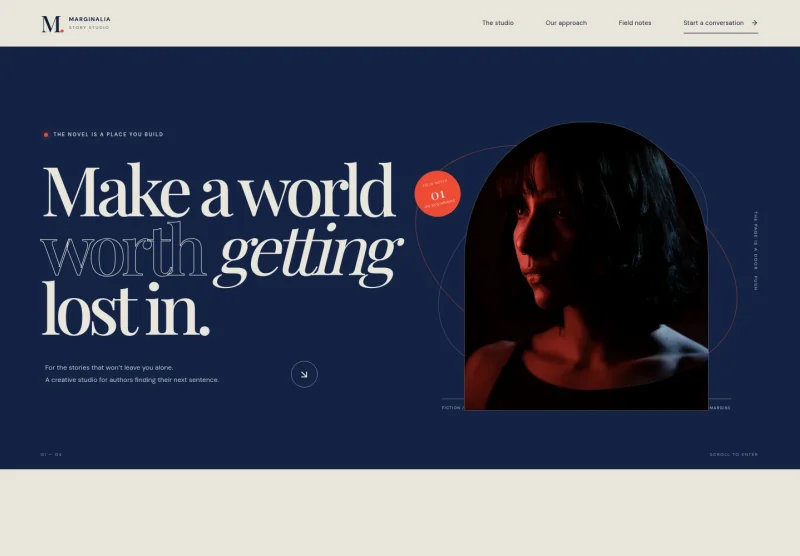Author Website Template
