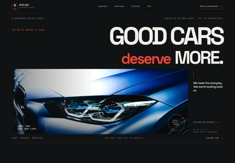 Auto Care Website Template