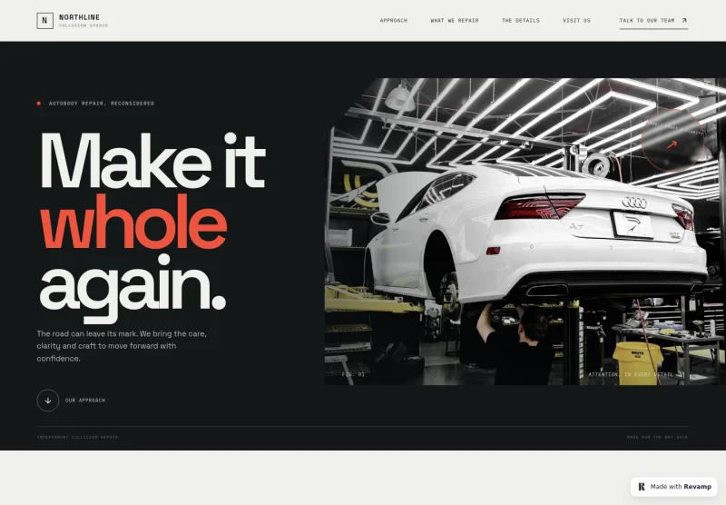 Auto Collision Website Template