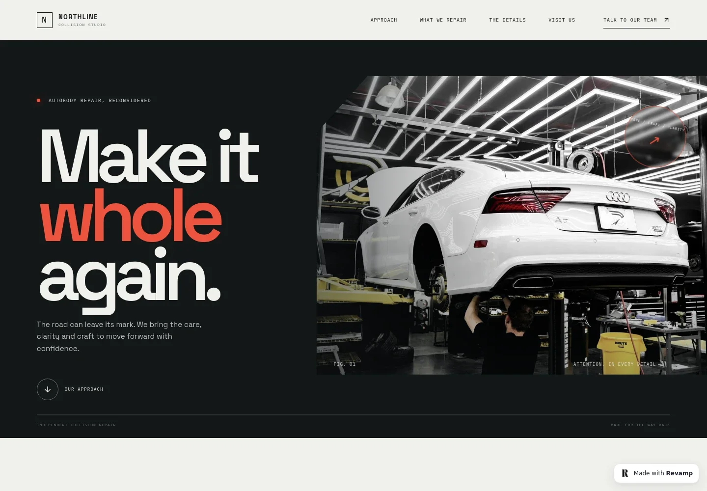 Auto Collision Website Template