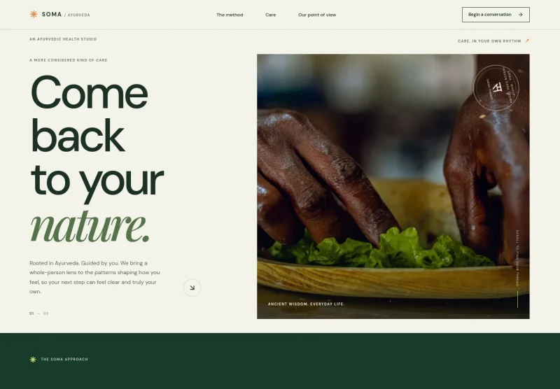 Ayurvedic Clinic Website Template