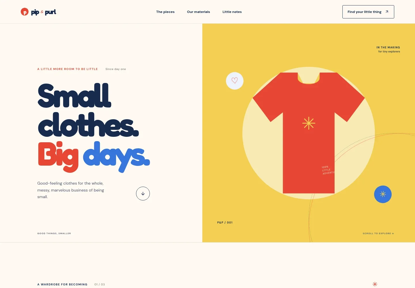 Baby Clothes Website Template