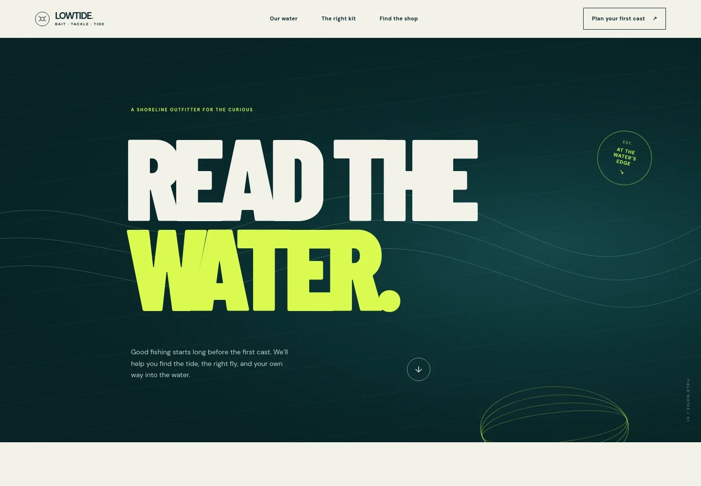 Bait Shop Website Template