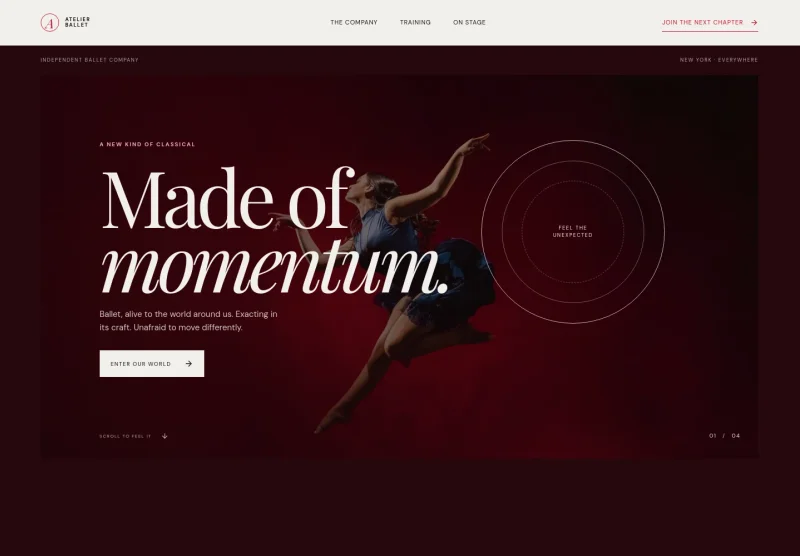 Ballet Website Template