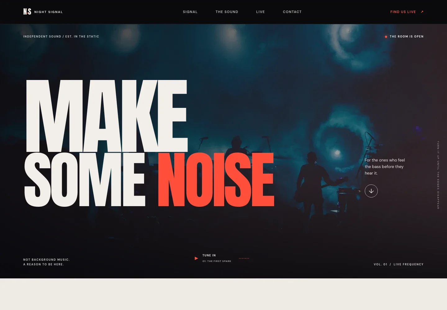 Band Website Template