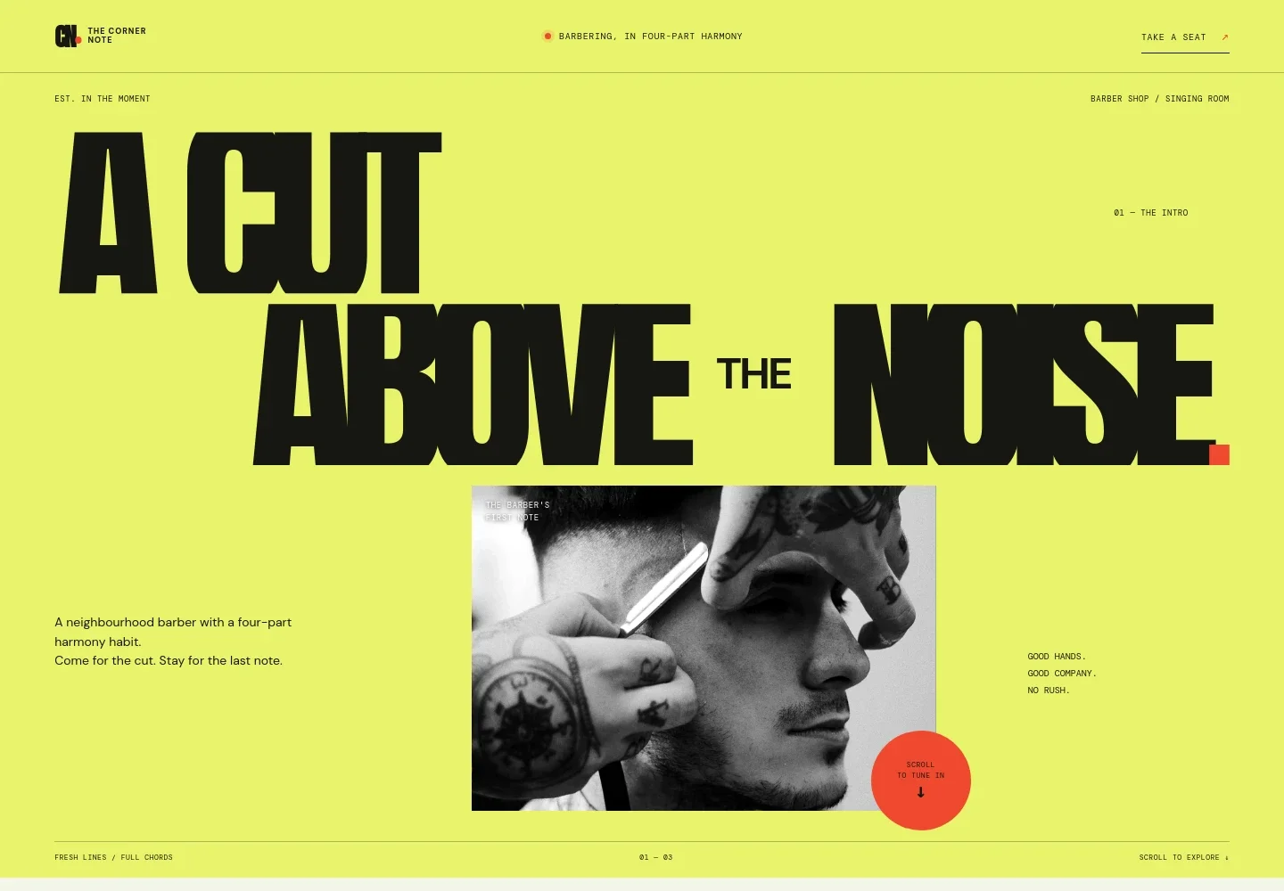 Barbershop Chorus Website Template