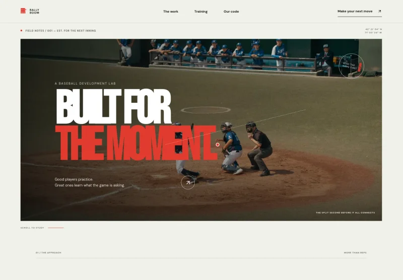 Baseball Website Template
