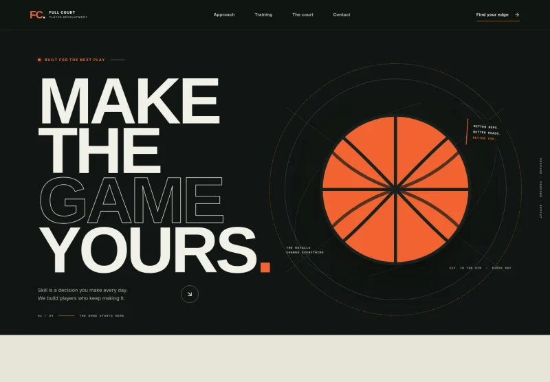 Basketball Website Template