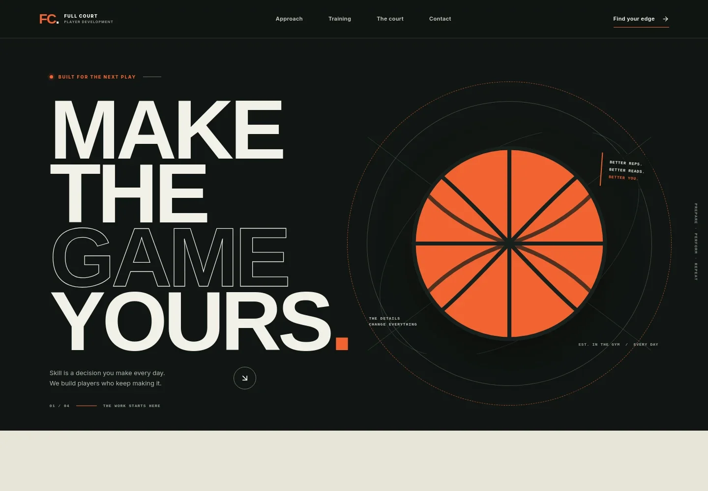 Basketball Website Template