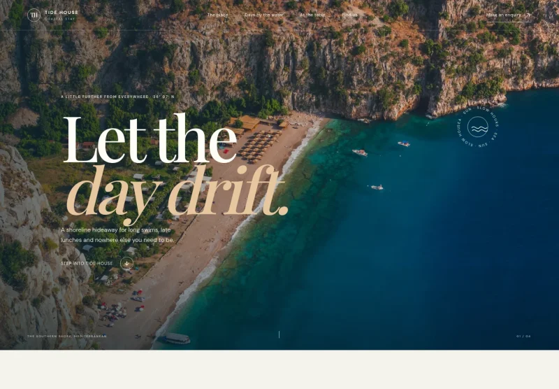 Beach Hotel Website Template