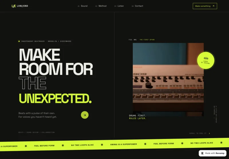 Beat Maker Website Template