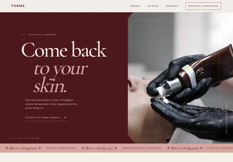 Beauty Clinic Website Template