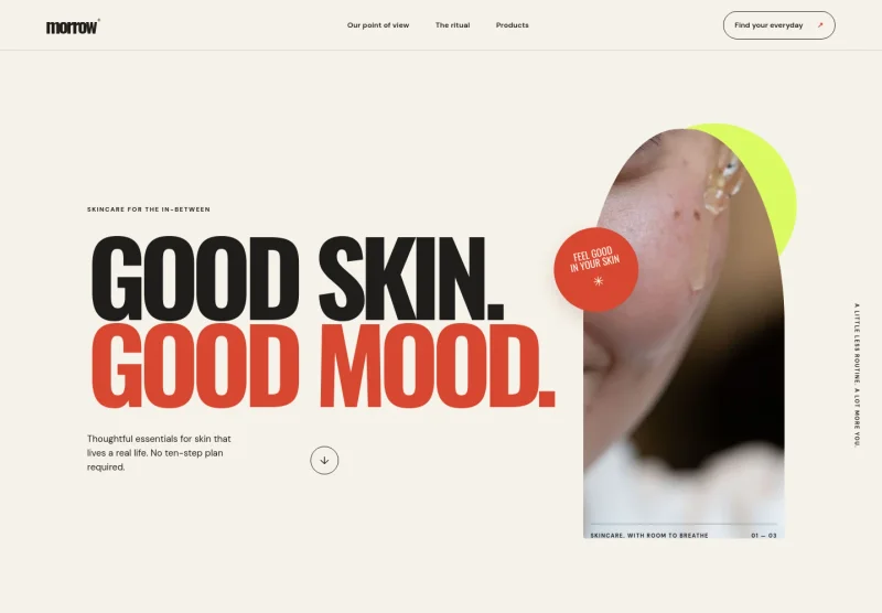 Beauty Product Website Template