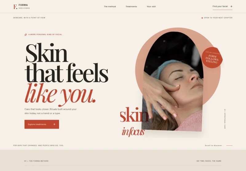Beauty Therapist Website Template