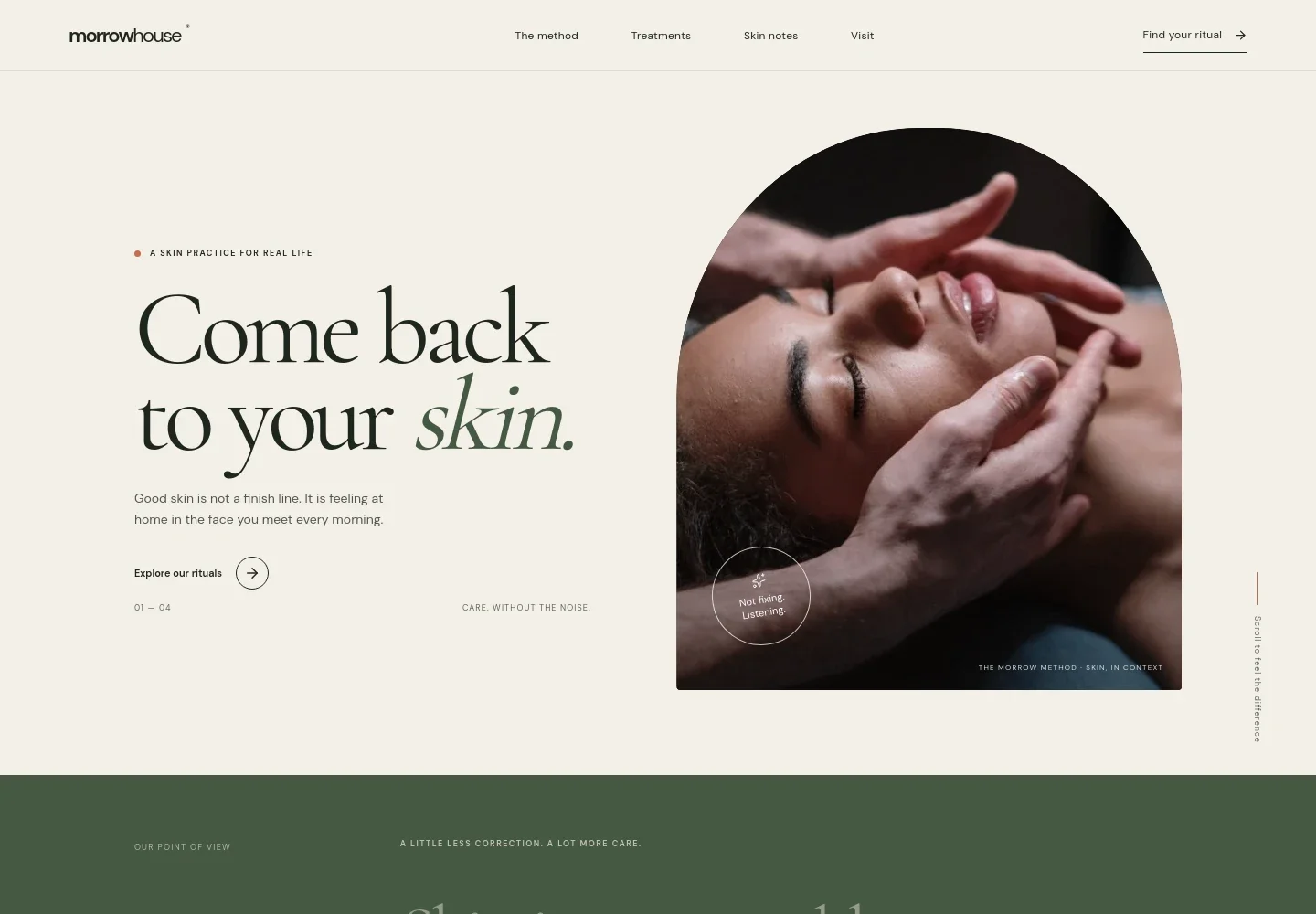 Beauty Therapy Website Template
