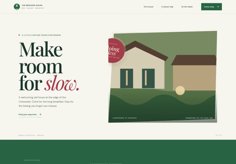 Bed And Breakfast Website Template