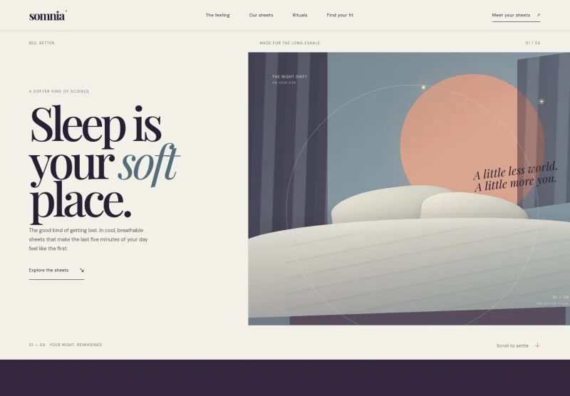 Bedding Website Template
