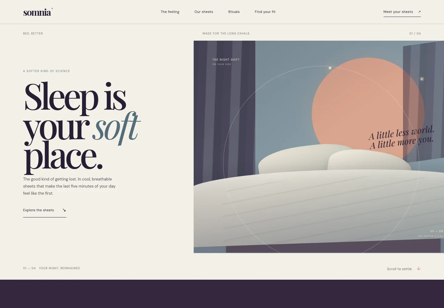 Bedding Website Template