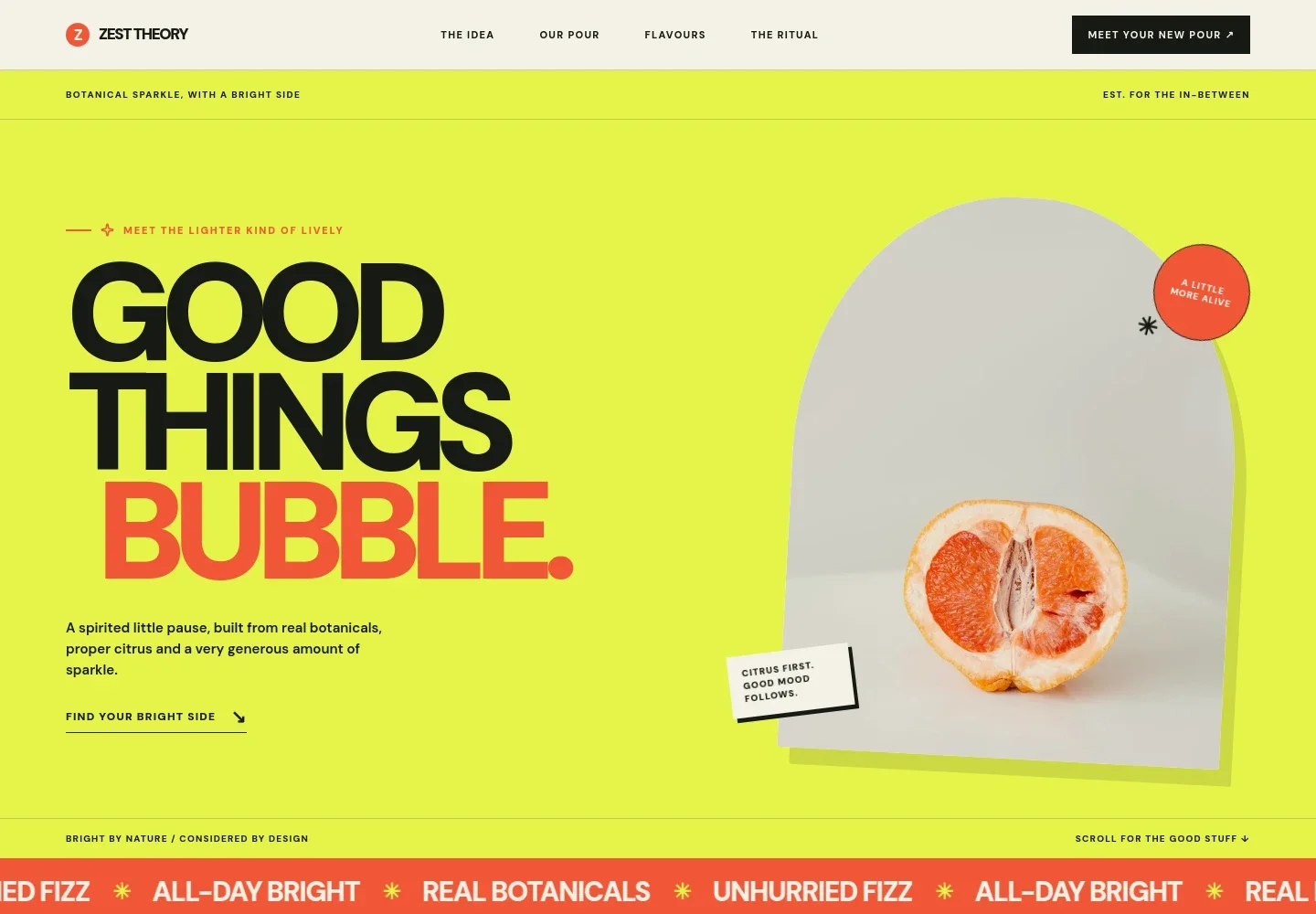 Beverage Website Template