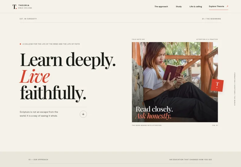 Bible College Website Template