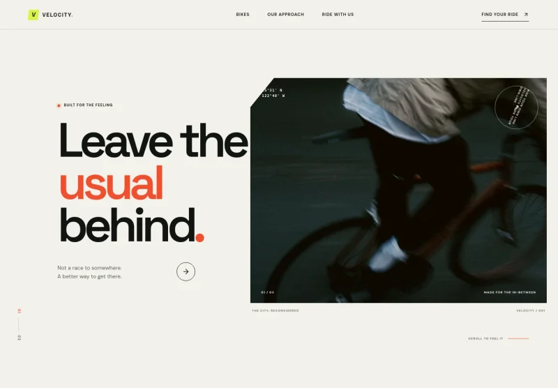 Bicycle Website Template
