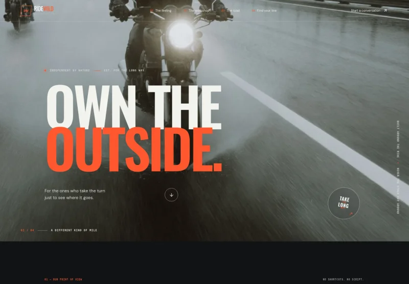 Biker Website Template