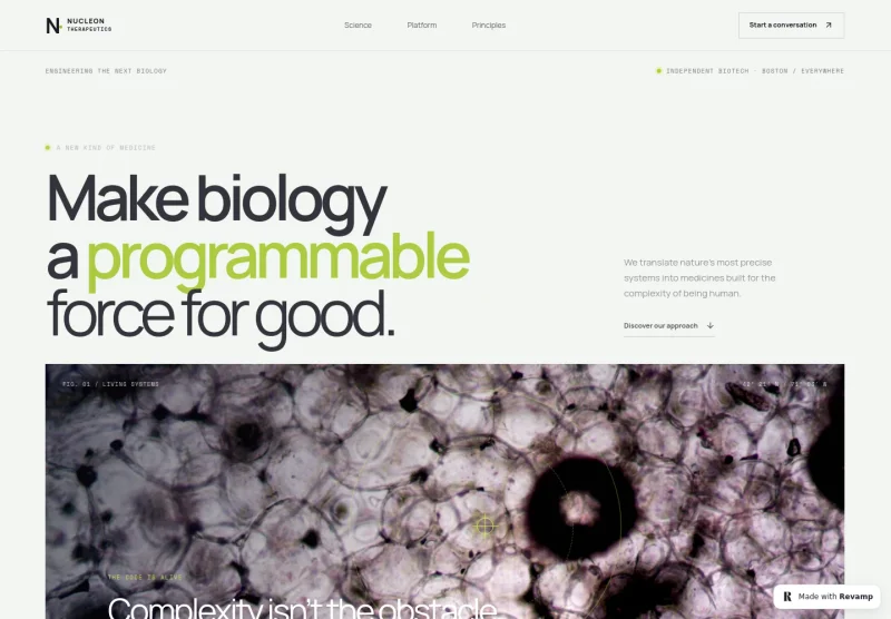 Biotech Website Template