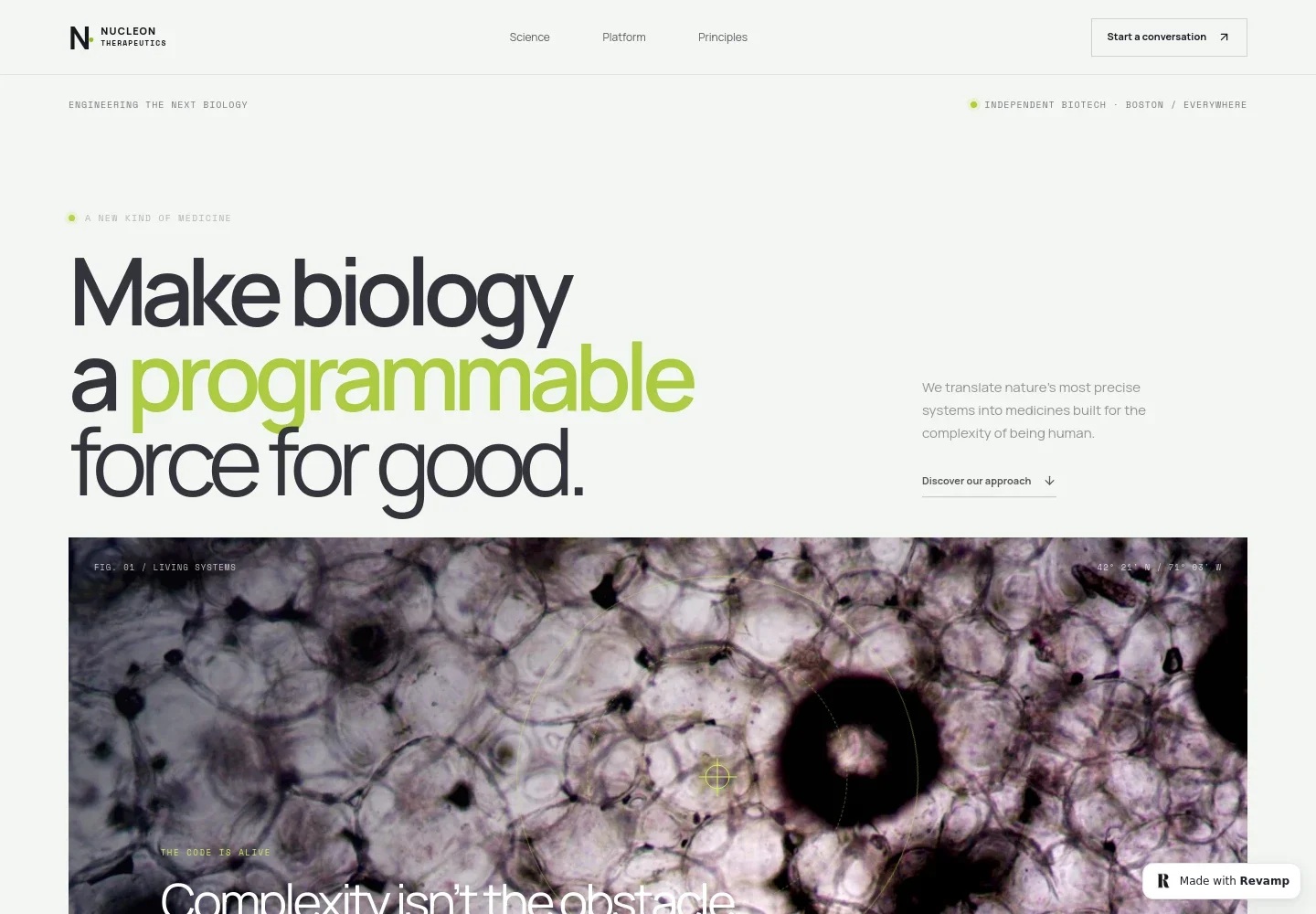 Biotech Website Template