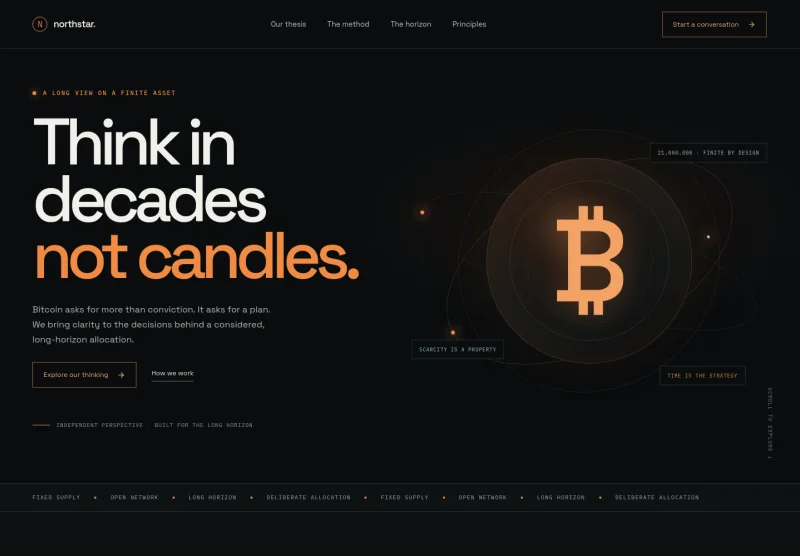 Bitcoin Investment Website Template