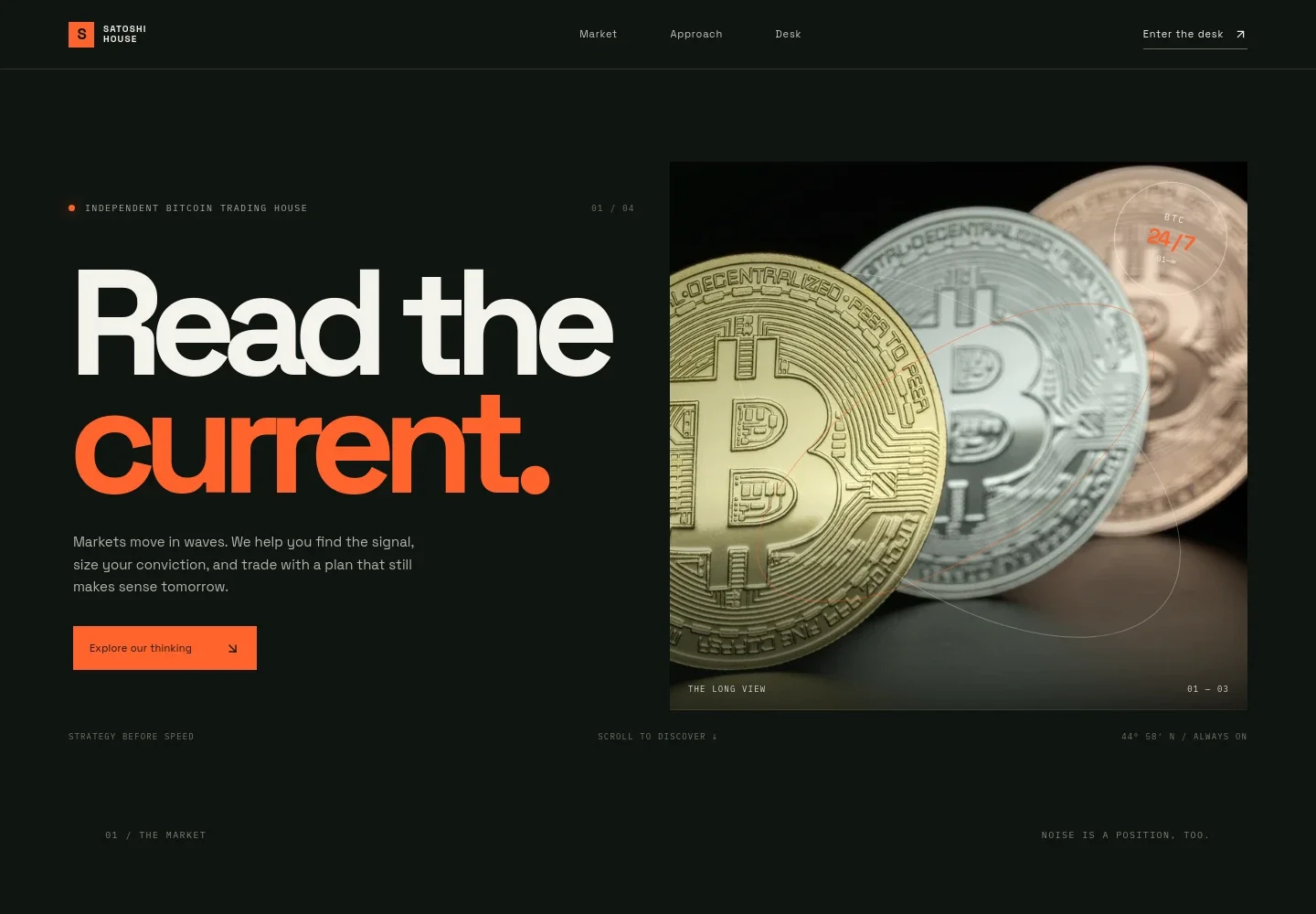 Bitcoin Trading Website Template