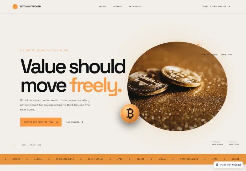 Bitcoin Website Template