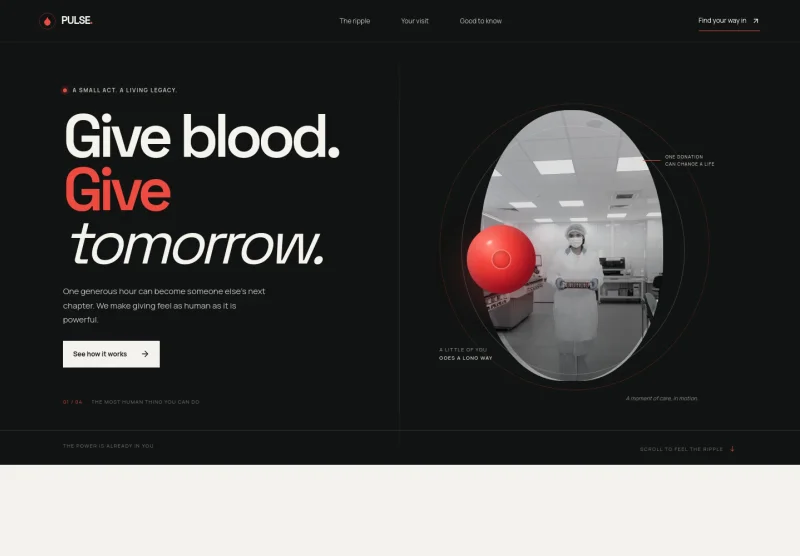 Blood Donation Website Template