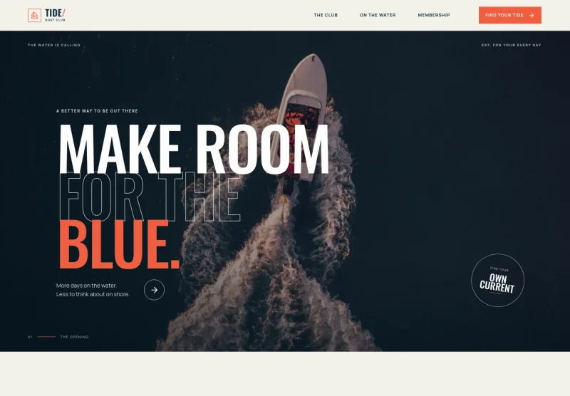 Boat Club Website Template